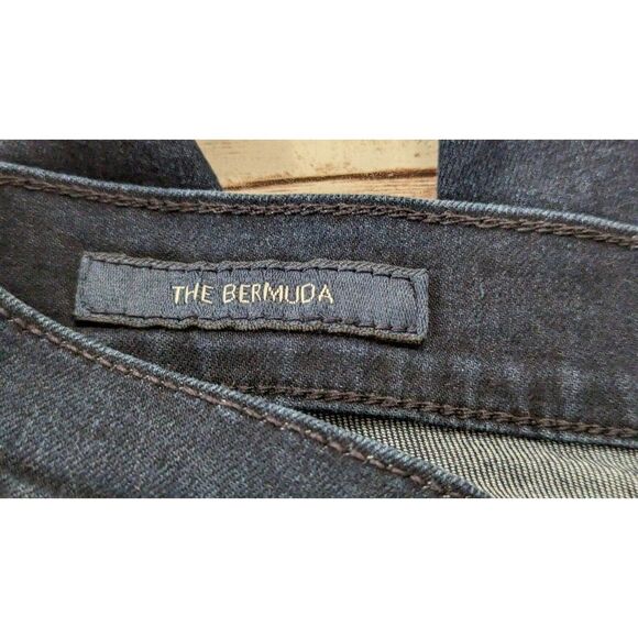 Lucky Brand Womens Size 6/28 Blue Dark Wash Mid Rise Denim Bermuda Shorts - Picture 7 of 9